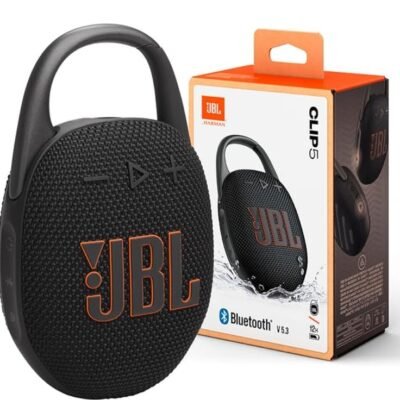 USA Quality New JBL Clip 5 – Ultra-Portable, Waterproof & Dustproof Bluetooth Speaker, Big Pro Sound with Punchy bass, Integrated Carabiner, Up to 12 Hours of Play, Made in Part with Recycled Materials