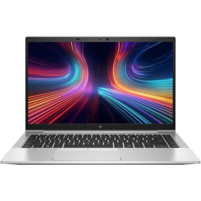 HP EliteBook 845 G8 14″ Laptop, AMD Ryzen 5 PRO 5650U 2.3GHz, 16GB DDR4 RAM, 256 SSD, 1080p Full HD, Webcam, Windows 11 Pro