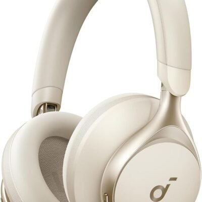 Soundcore by Anker, Space One, Active Noise Cancelling Headphones, 2X Stronger Voice Reduction, 40H ANC Playtime, App Control, LDAC Hi-Res Audio, Comfortable Fit, Clear Calls, Bluetooth 5.3